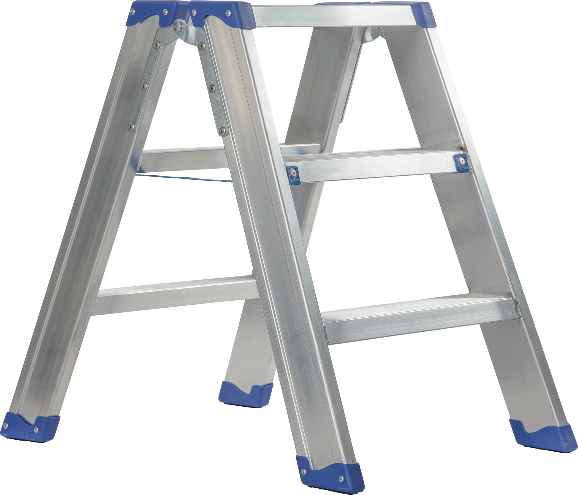 Escalo sparta duo aluminium - Industriële aluminium trapladder dubbel - 3 treden afbeelding