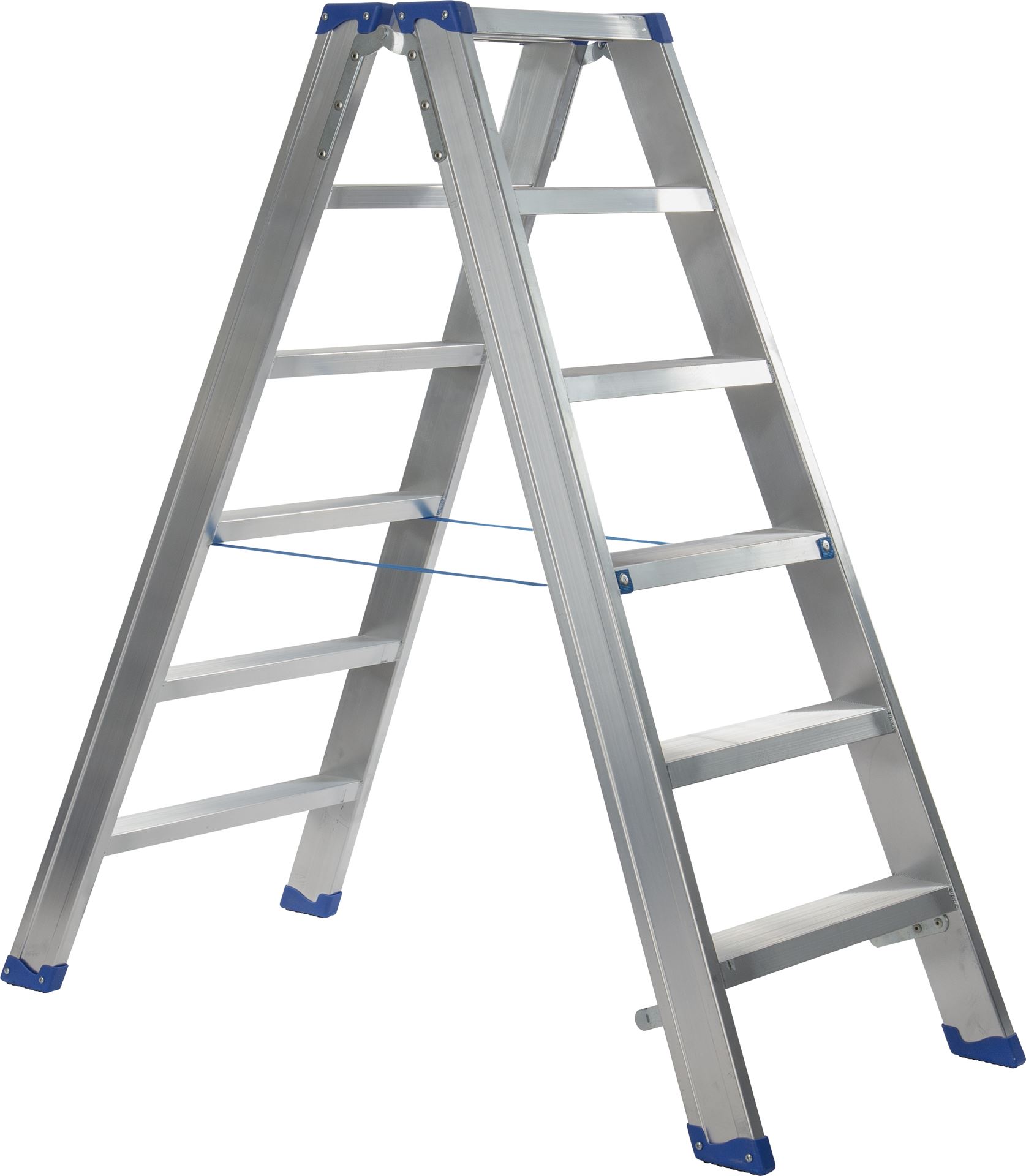 Escalo sparta duo aluminium - Industriële aluminium trapladder dubbel - 6 treden afbeelding