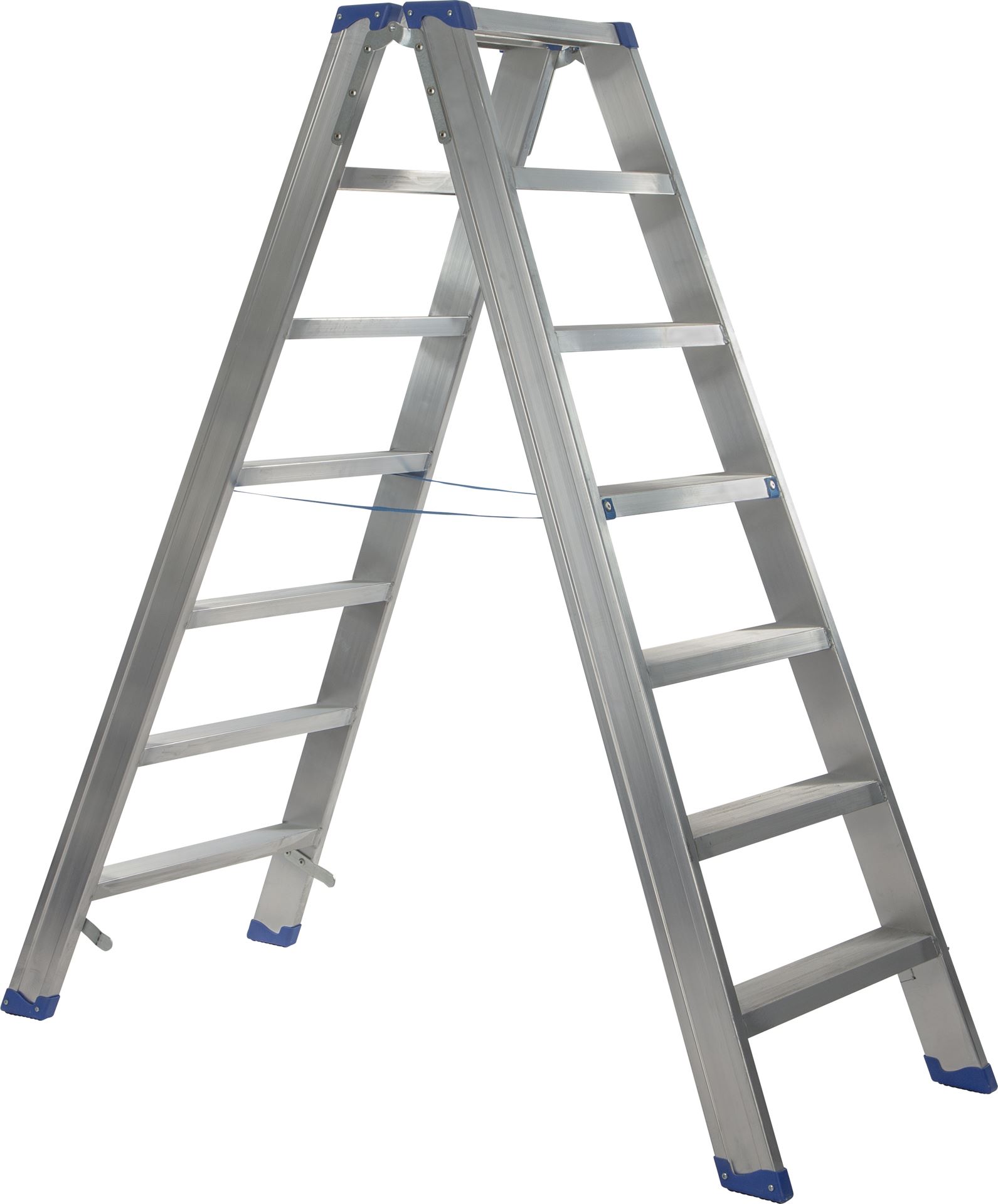 Escalo sparta duo aluminium - Industriële aluminium trapladder dubbel - 2 x 07 treden afbeelding