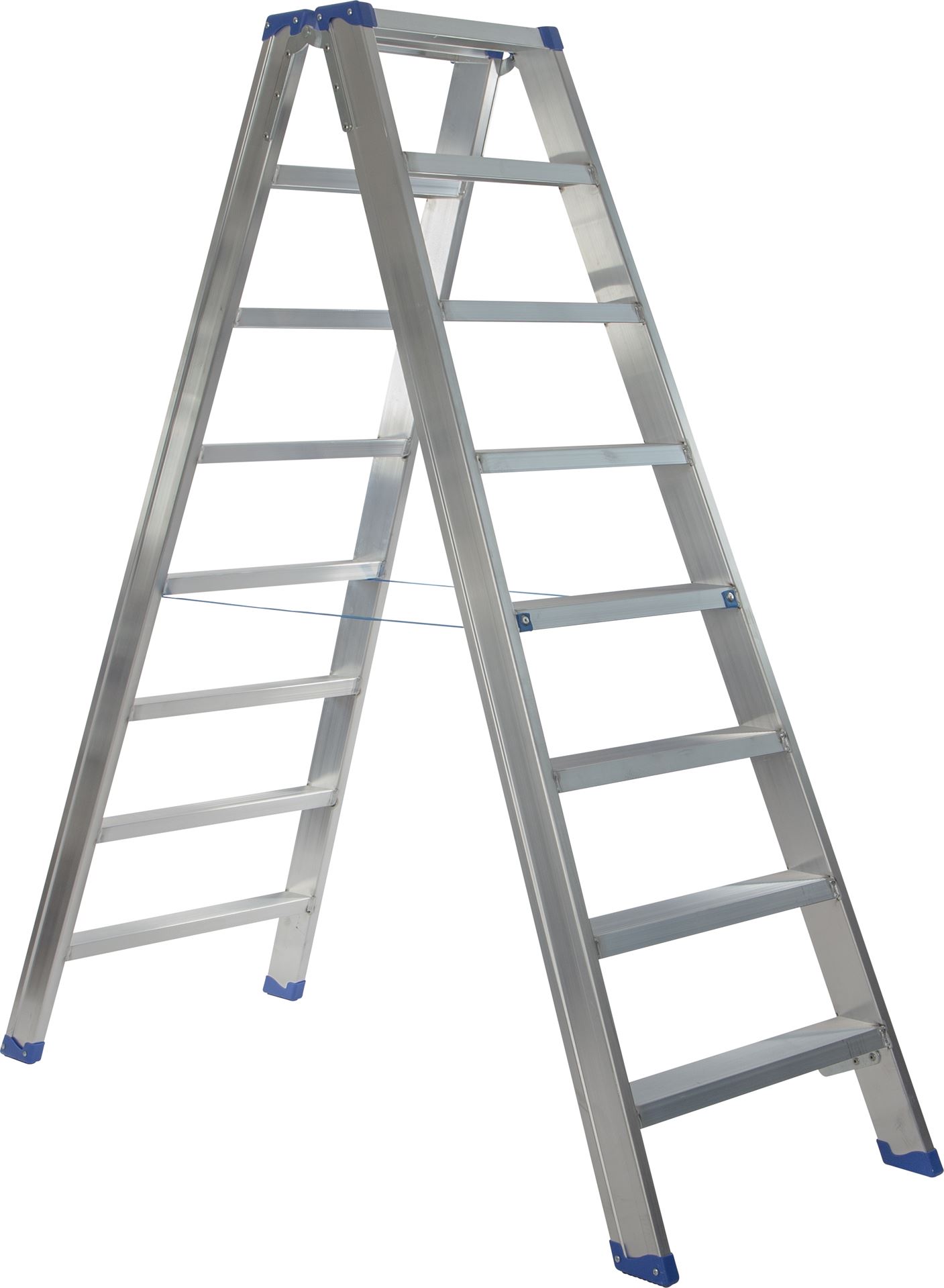Escalo sparta duo aluminium - Industriële aluminium trapladder dubbel - 8 treden afbeelding