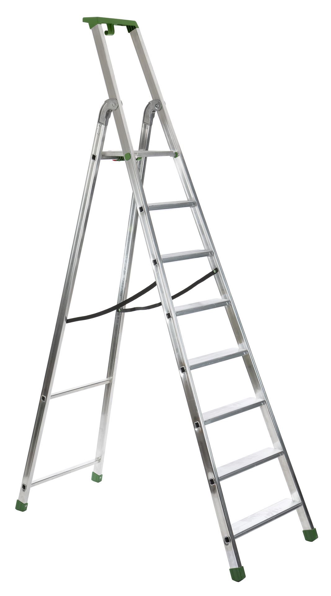 Escalo quadra aluminium - Industriële aluminium trapladder - 8 treden afbeelding