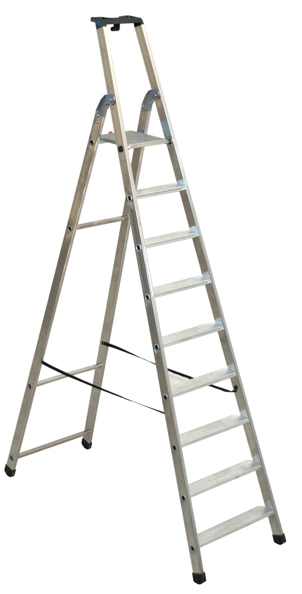 Escalo quadra aluminium - Industriële aluminium trapladder - 9 treden afbeelding