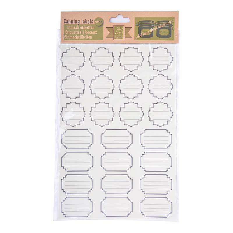 Esschert Design inmaak etiketten - LxBxH: 21,3x0,1x30,2cm afbeelding