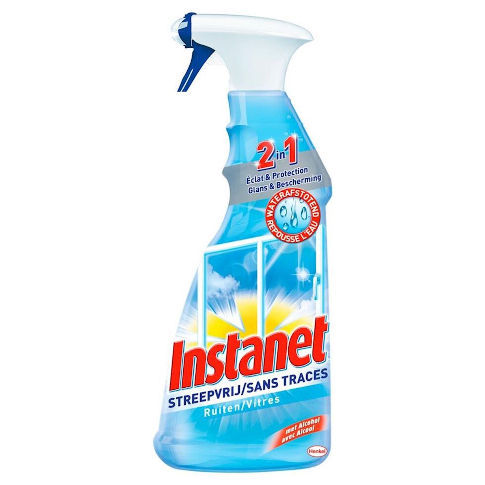 Instanet - ruitenspray met alcohol - 725ml - streepvrij ruiten wassen afbeelding