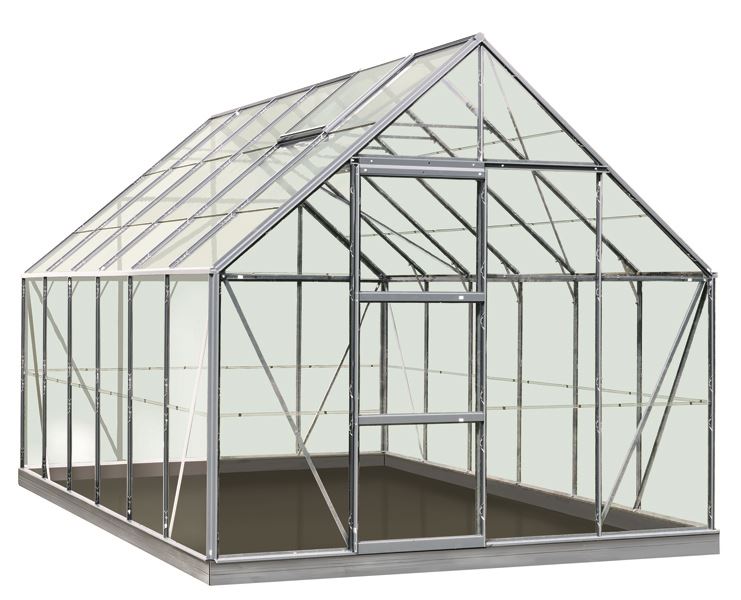 ACD IntroGrow Oliver serre - 2,57 x 3,84m - Aluminium afbeelding