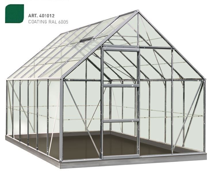 ACD IntroGrow Oliver serre - 2,57 x 3,84m - Groen afbeelding