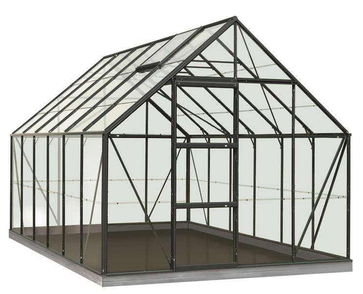ACD IntroGrow Oliver serre - 2,57 x 3,84m - Zwart afbeelding
