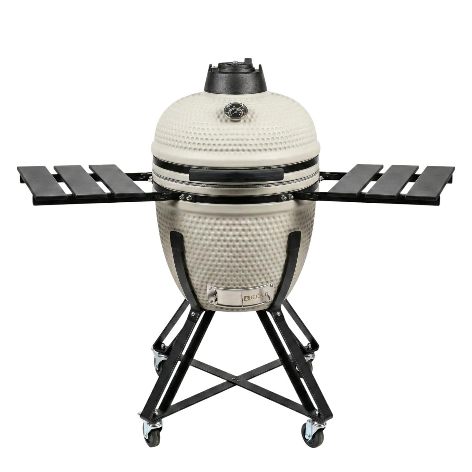 HEAT Premium Kamado Barbecue Fyregg 18 - Wit - Keramisch