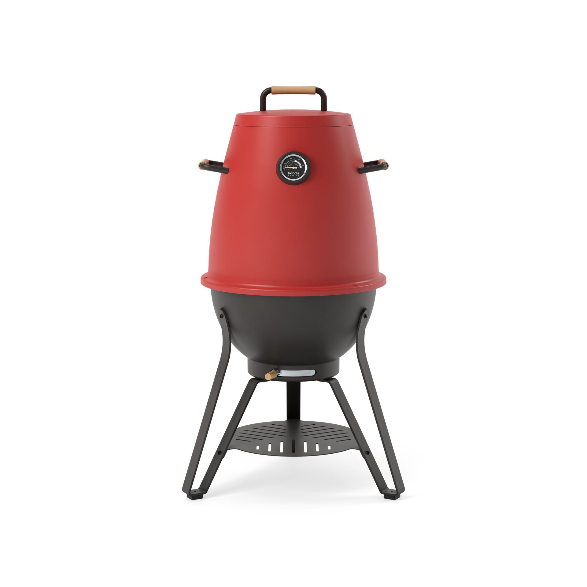 Kandu Cooking 41 kooksysteem - Flame Red - Vertical Cooking BBQ -Ø58 x H95 cm afbeelding