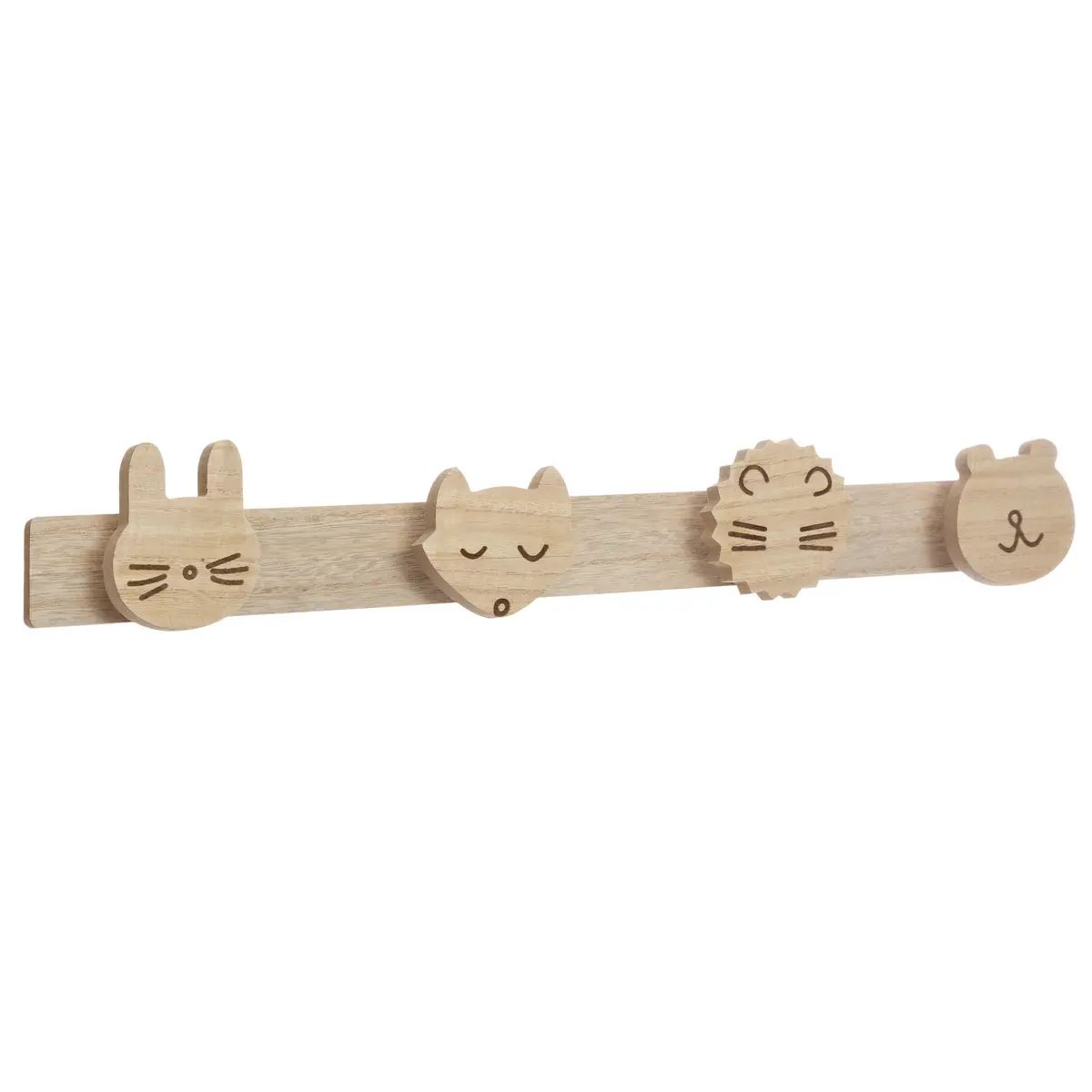 Atmosphera kapstop met 4 haken - In dierenthema - 55 x 4,8 x 8,5 cm afbeelding