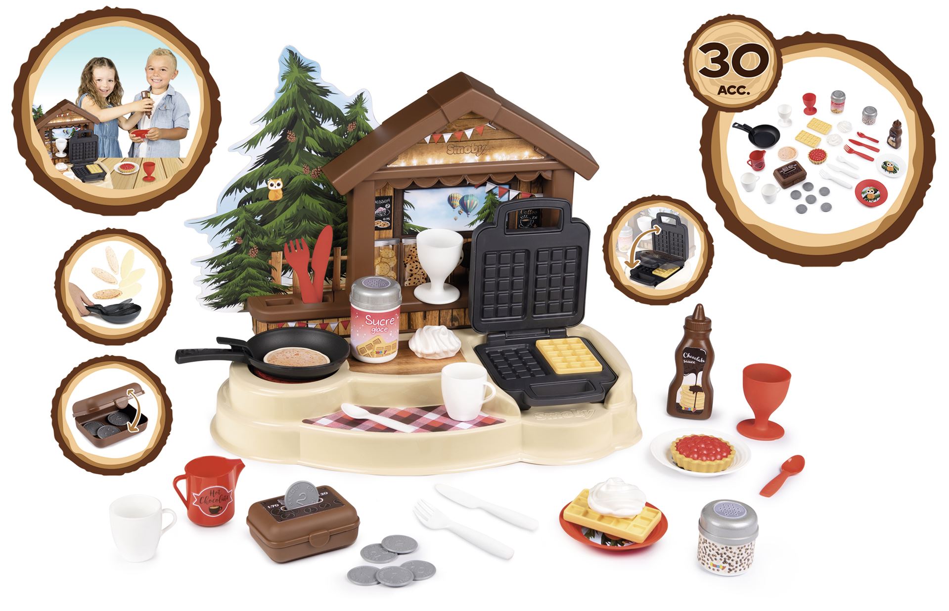 Smoby Winterchalet 310557 - Kerstmarkt winterchalet afbeelding