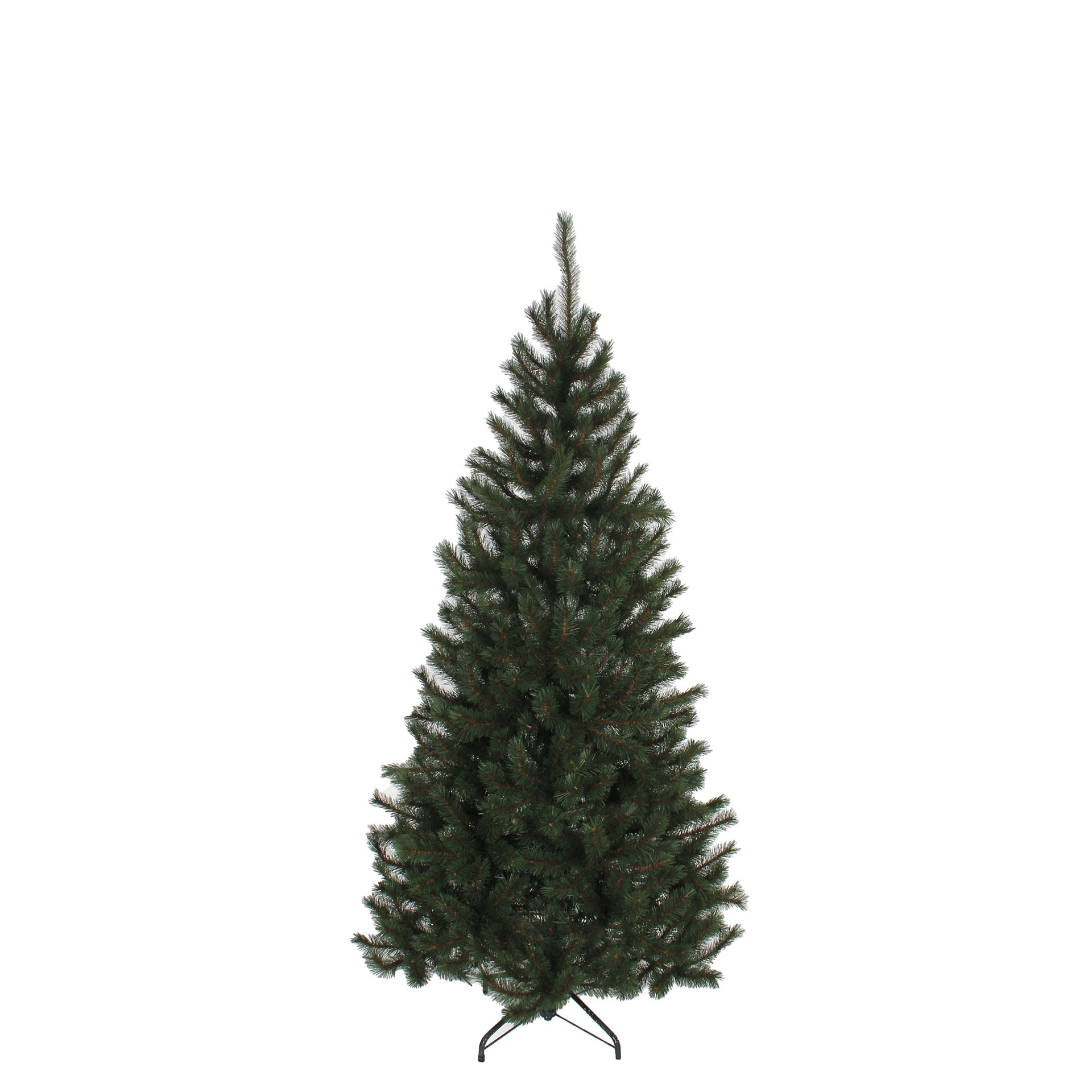Kingston kunstkerstboom - 185 cm - groen -Ø 102 cm - 501 tips - metalen voet afbeelding
