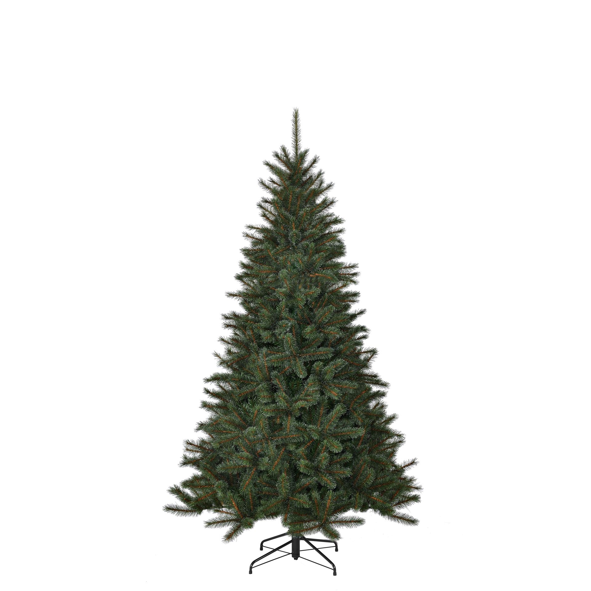 Toronto kunstkerstboom - 185 cm - groen - Diameter 114 cm - 715 tips - metalen voet