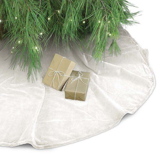 Unique Living kerstboomrok -Ø120cm - gebroken wit afbeelding