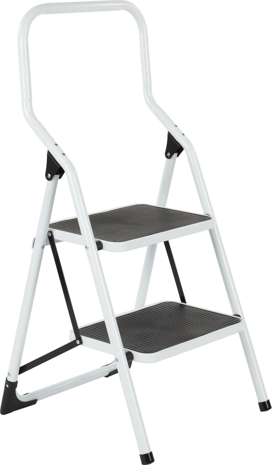 Escalo big step wit wit - Keukentrap met brede treden - 2 treden afbeelding