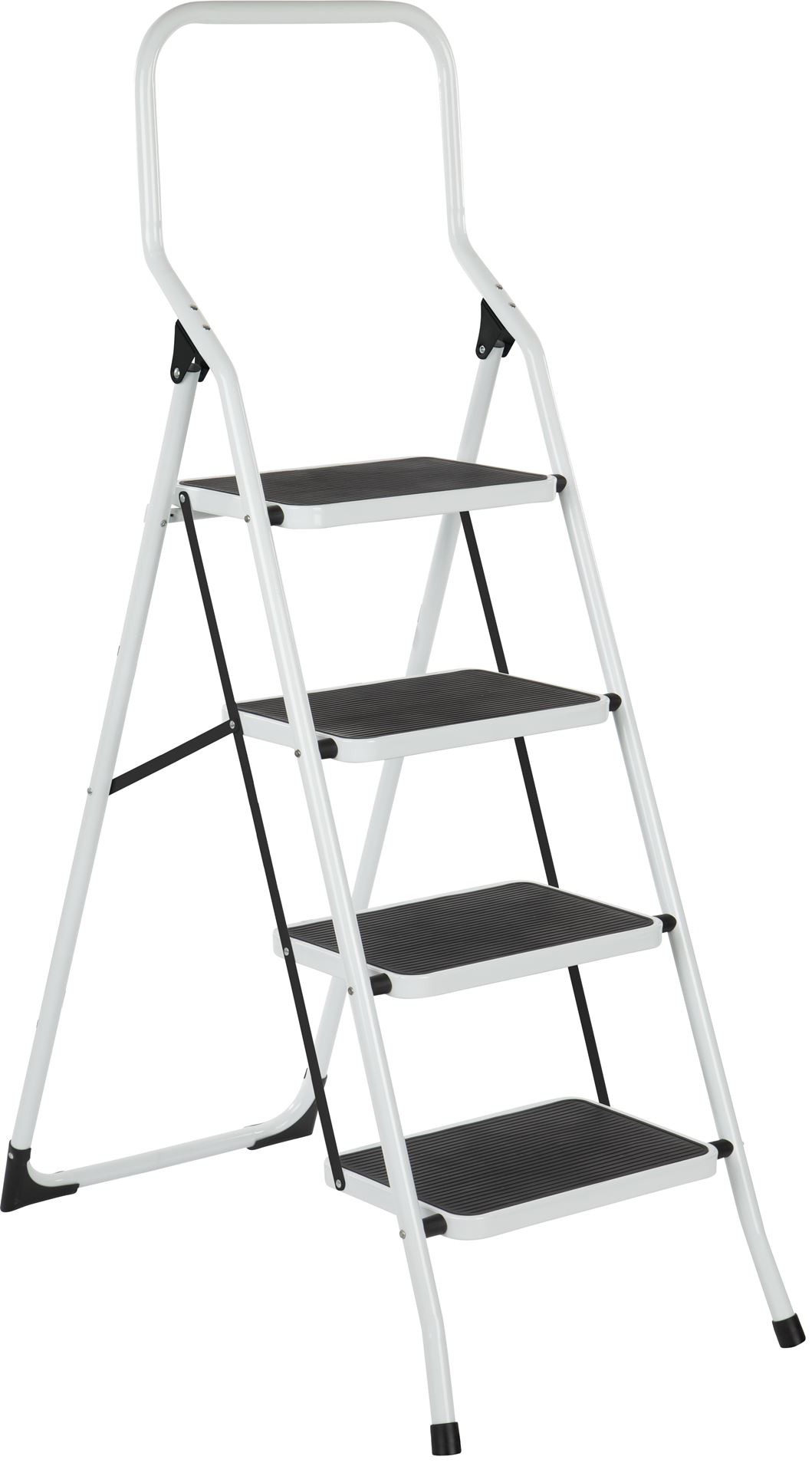 Escalo big step wit wit - Keukentrap met brede treden - 4 treden afbeelding