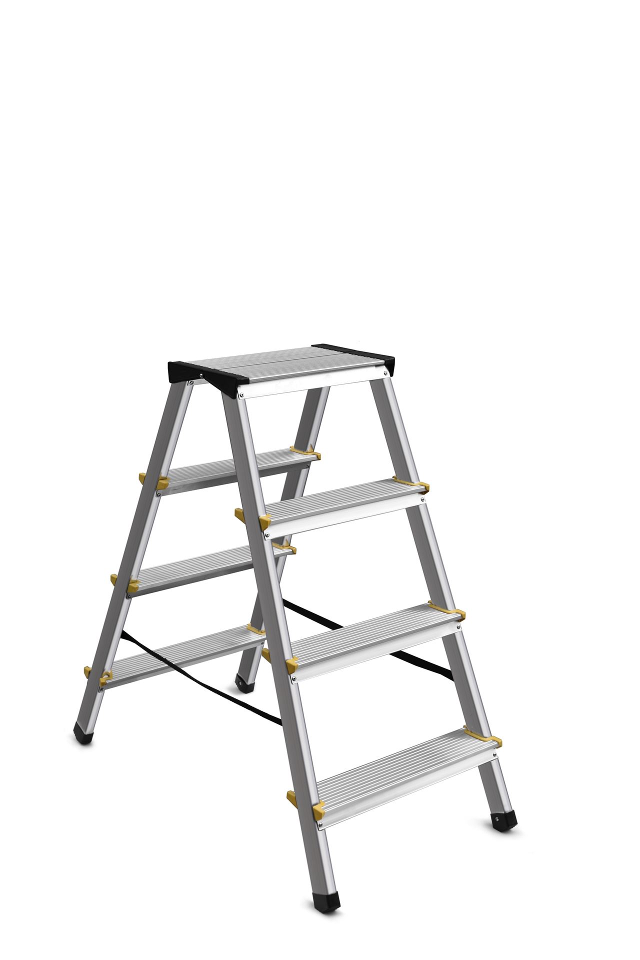 Escalo steppy aluminium - Aluminium huishoudtrapje - H81cm afbeelding