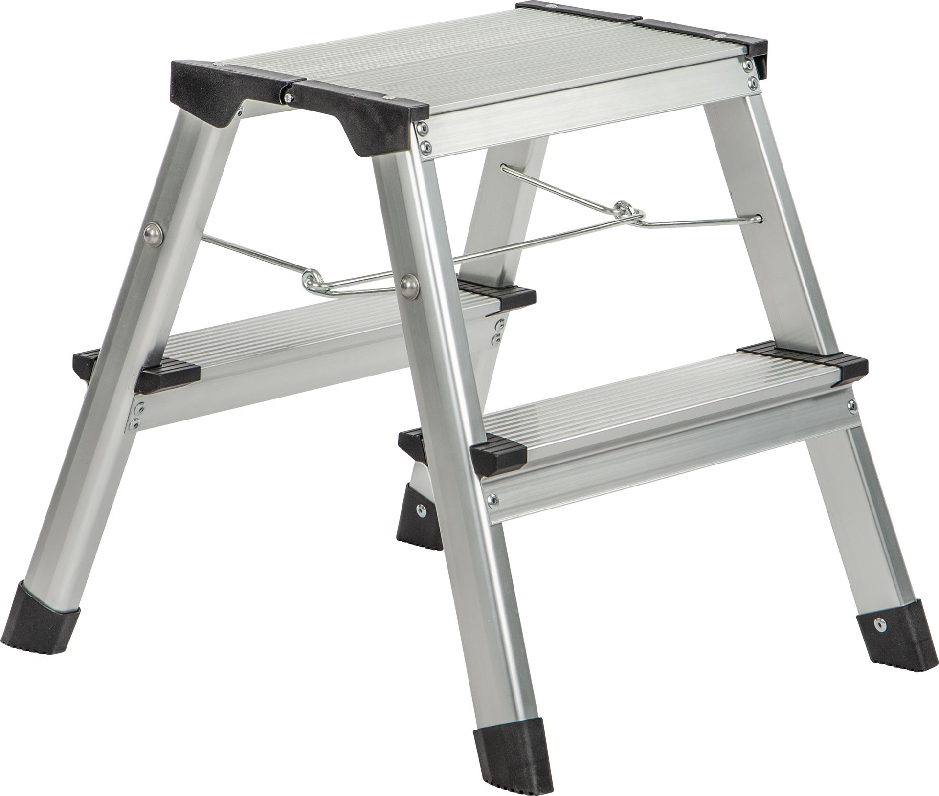 Escalo steppy aluminium - Aluminium huishoudtrapje - H38cm afbeelding