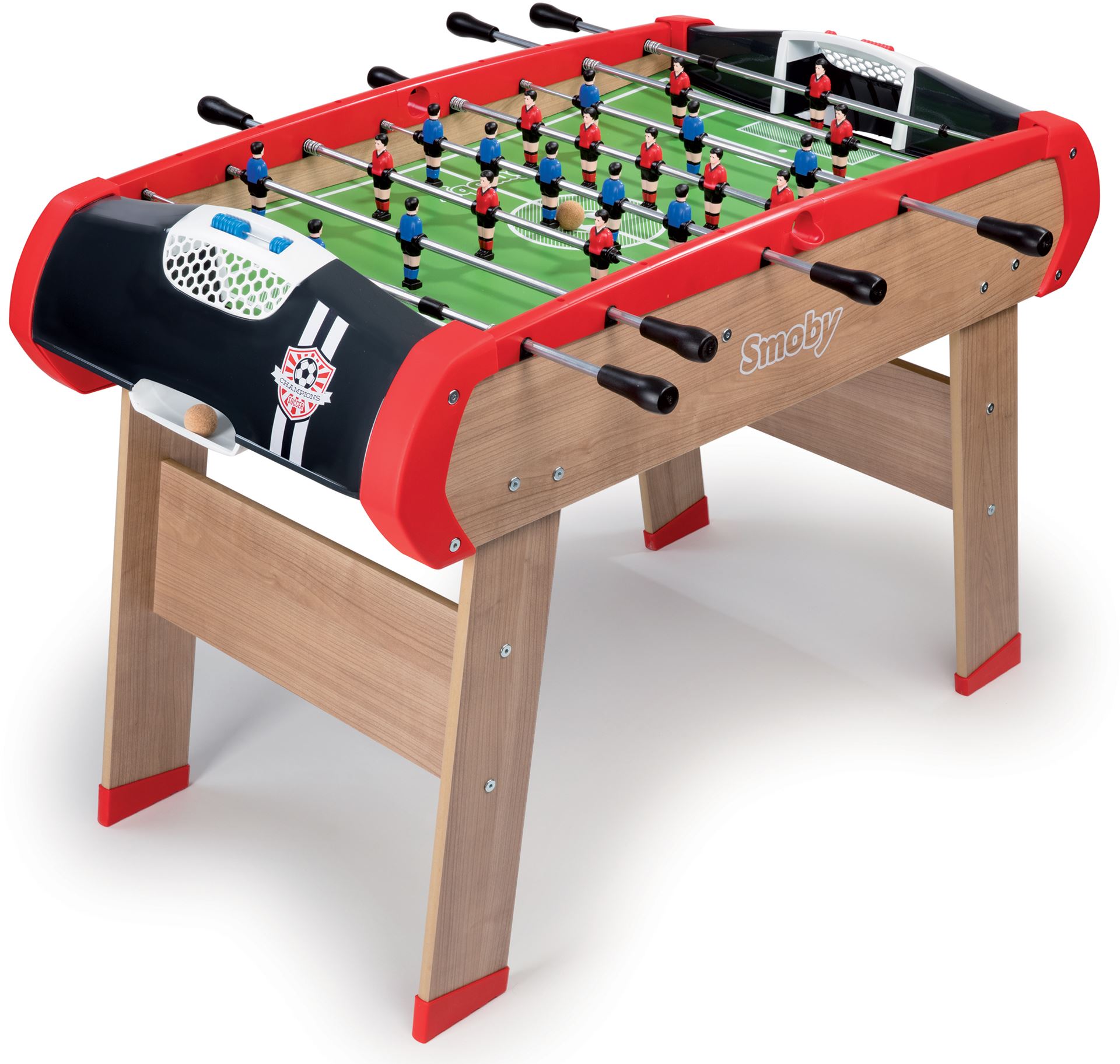 Smoby Kids houten tafelvoetbal - 120 x 87 x 86 cm afbeelding