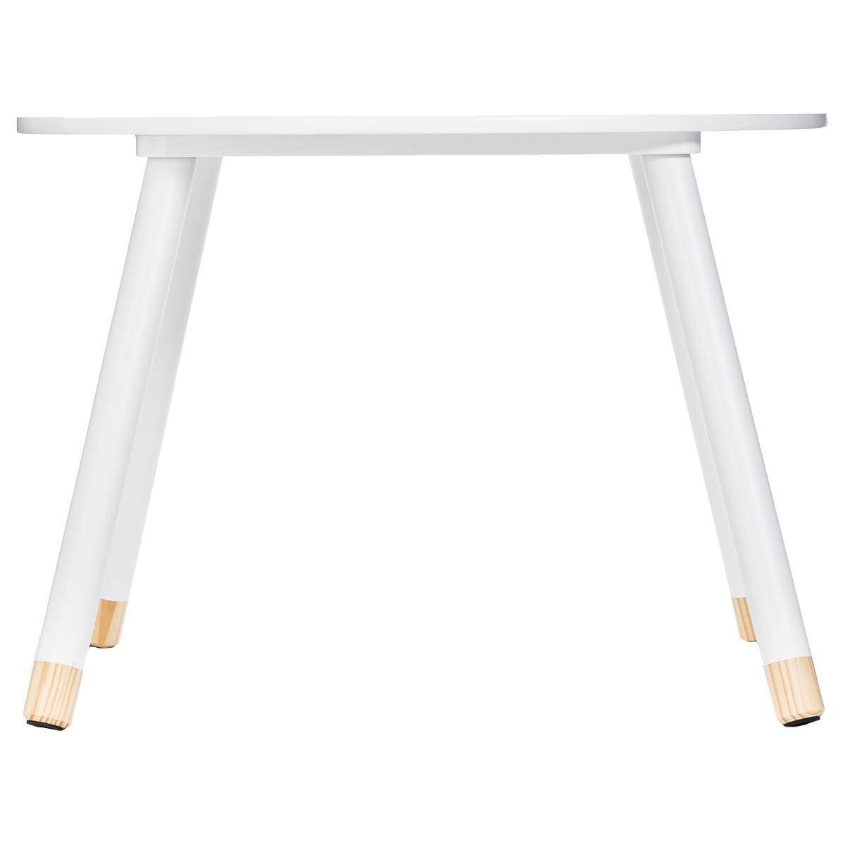 Atmosphera witte Douceur Ronde Tafel - Dennenhouten Poten - E1 Materiaal - Binnen afbeelding