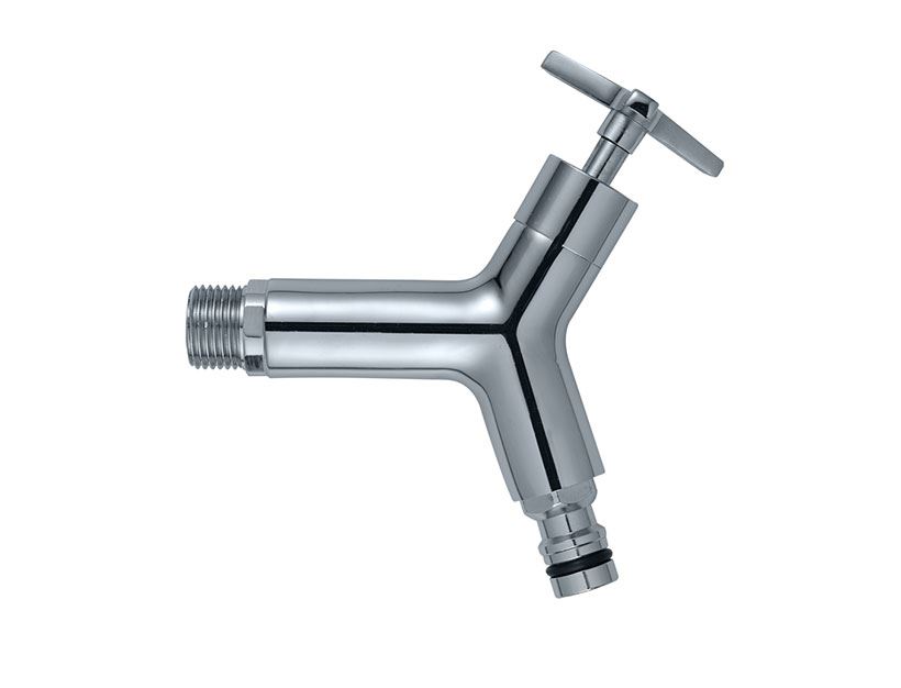 Garantia kraantje design chroom - Regenton accessoires afbeelding