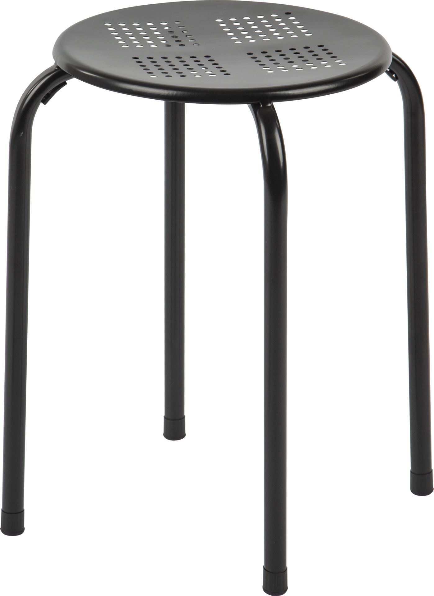 Practo Home kruk metaal zwart - Meubilair - 44,5cm afbeelding
