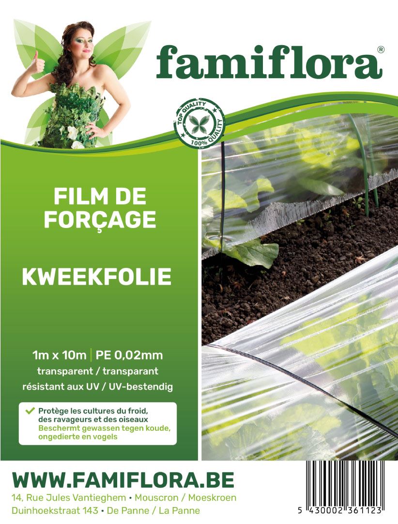 Famiflora transparante kweekfolie - 1m x 10m afbeelding