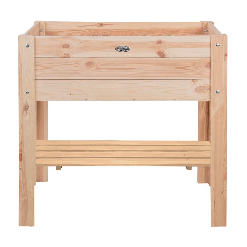 Esschert Design blank houten kweektafel met L voet S - LxBxH: 80,5x37,3x78,2cm afbeelding