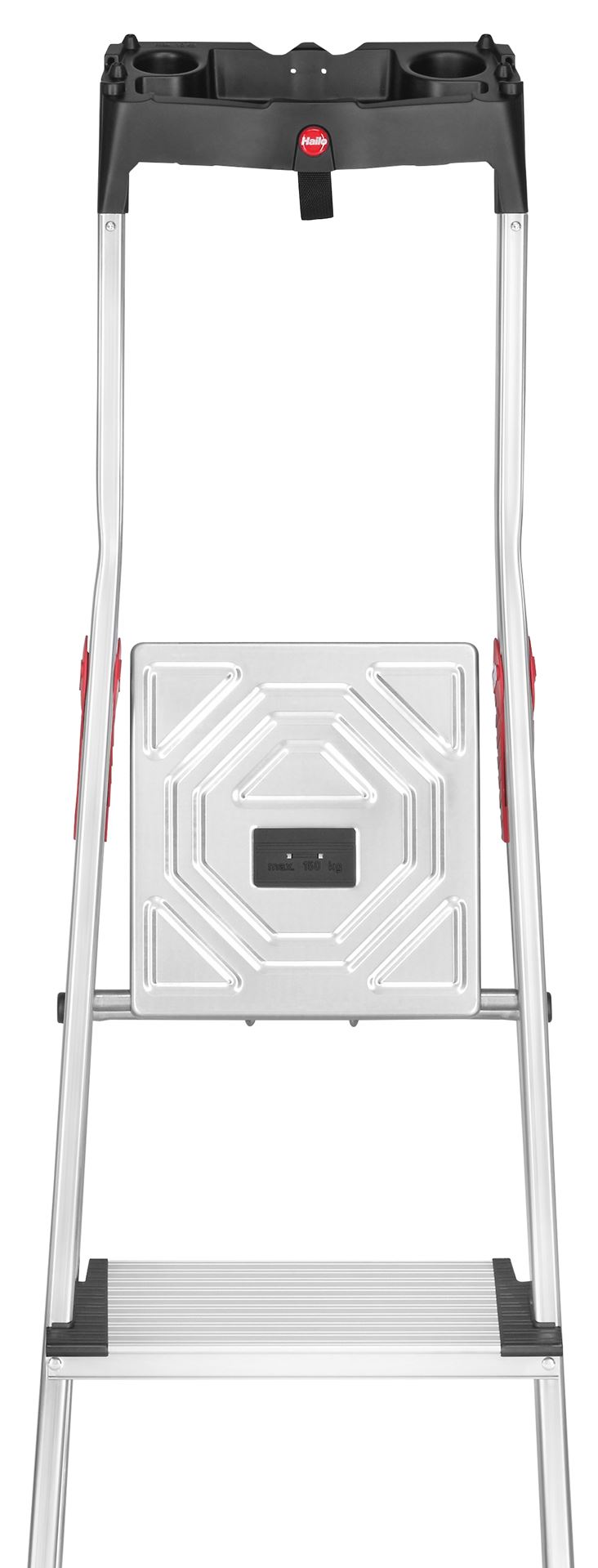 Hailo hailo l80 comfortline (4*) Aluminium - Trapladders - 85x45x146cm afbeelding