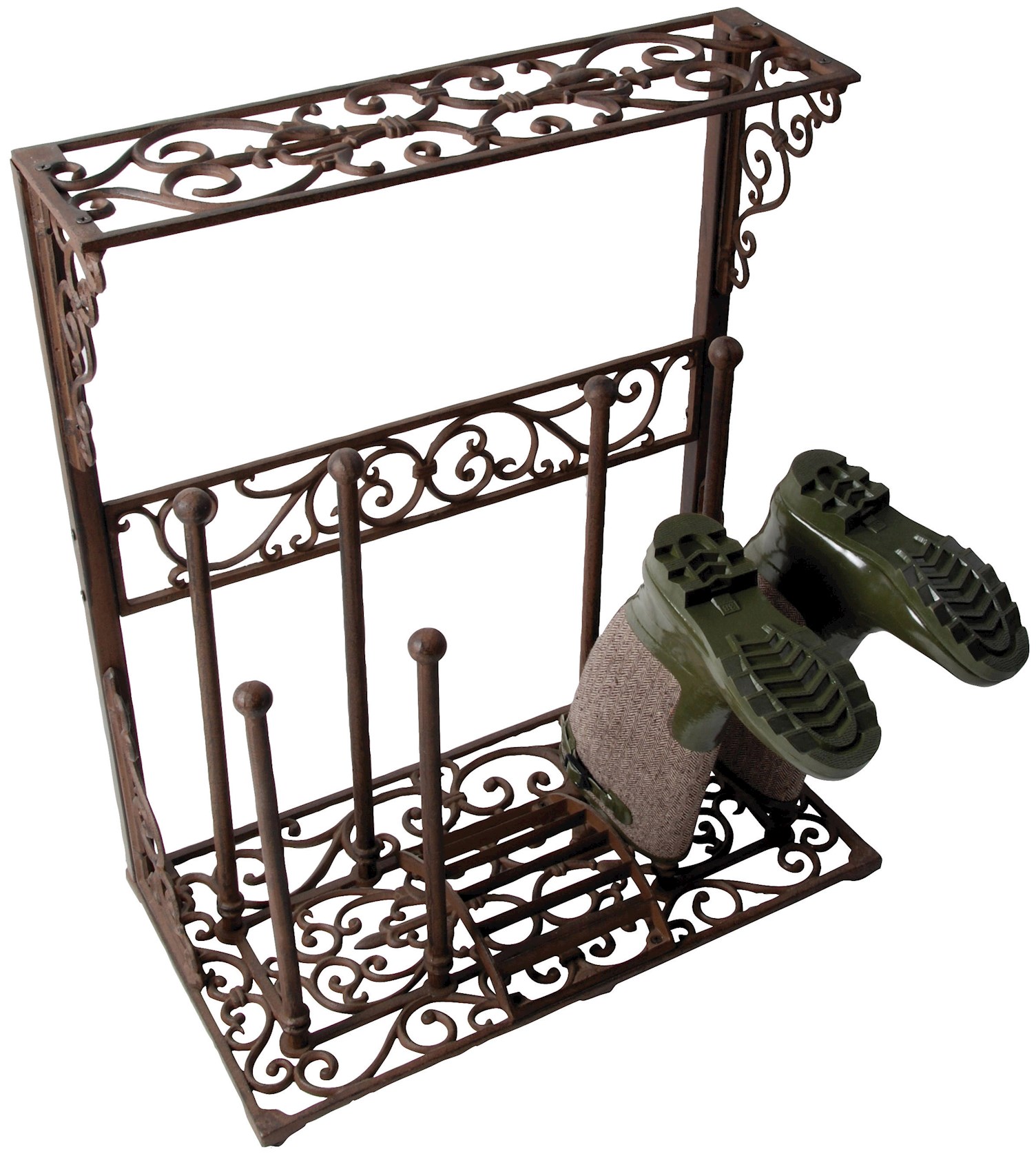 Esschert Design gietijzeren laarzenrek (groot) afbeelding