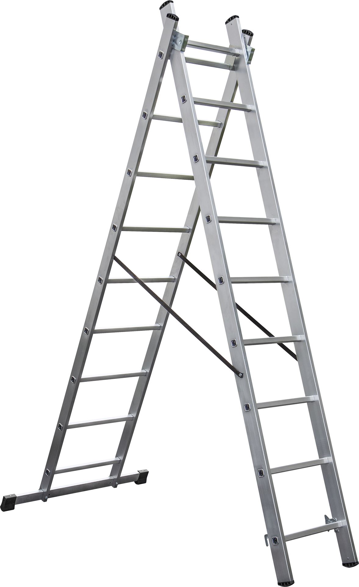 Escalo stabilo ii aluminium - Aluminium reformladder - 2-delig afbeelding