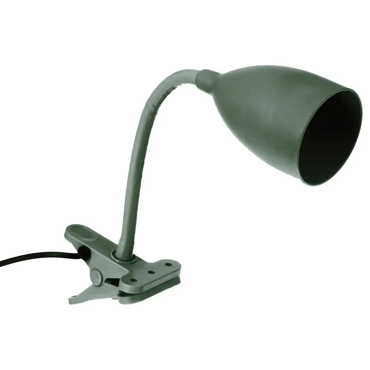 Atmosphera smaragdgroene lamp'Sily'met klem - H43 cm - Van silicone afbeelding