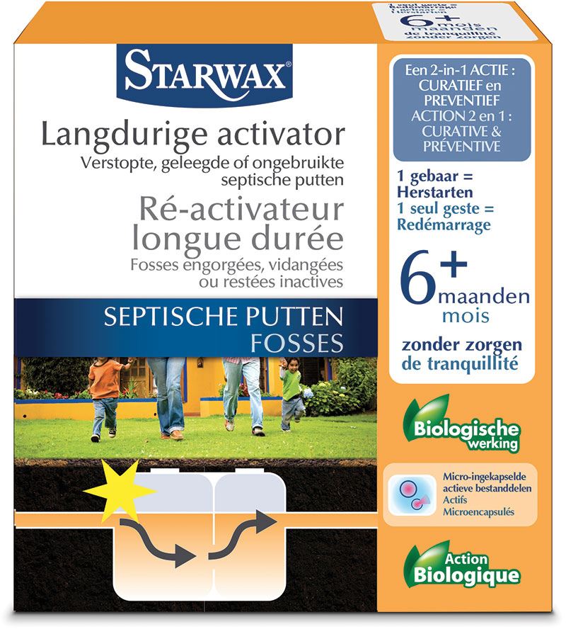 Starwax langdurige activator voor septische putten - 500gr afbeelding