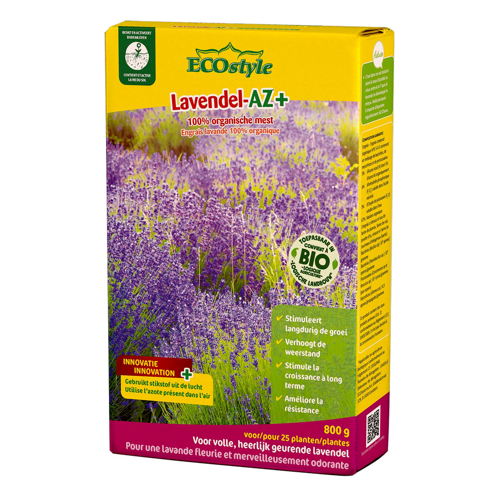 Ecostyle Lavendel-AZ+ 800 g afbeelding