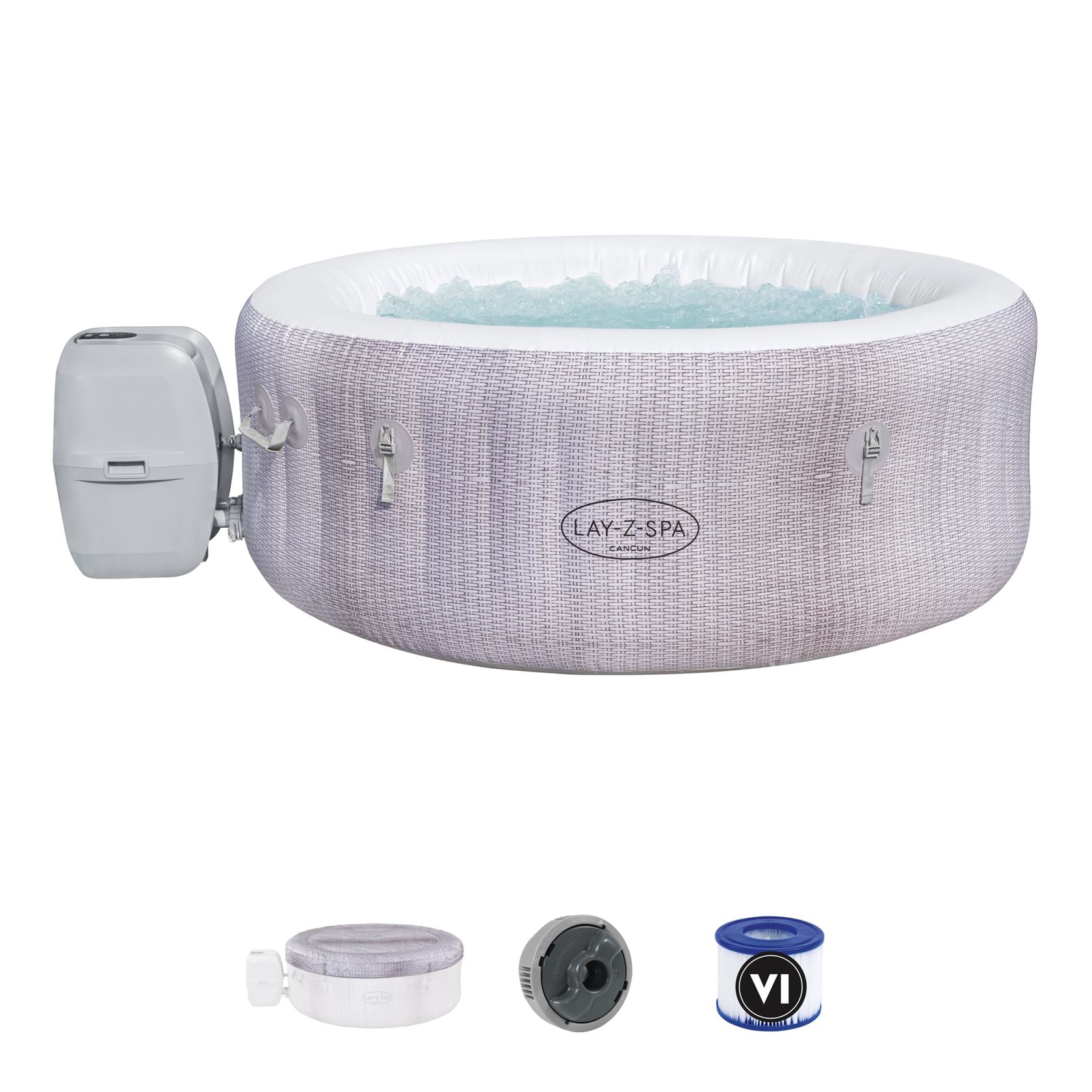 Bestway Lay-Z-Spa Cancun Airjet opblaasbare spa - 2-4 personen