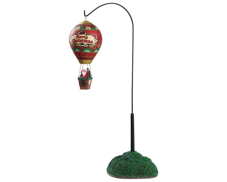 Lemax - 'A Christmas Eve Balloon Ride' - Figuur met animatie - Exclusief adapter (werkt ook op batterijen)