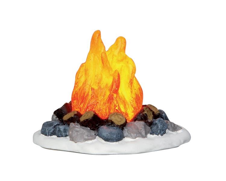 Lemax - 'Camp Fire' - Verlicht accessoire - Exclusief adapter (werkt ook op batterijen)