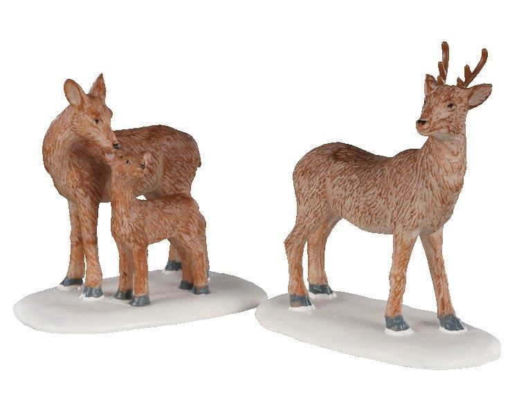 Lemax -'Deer Family'- Figuur afbeelding
