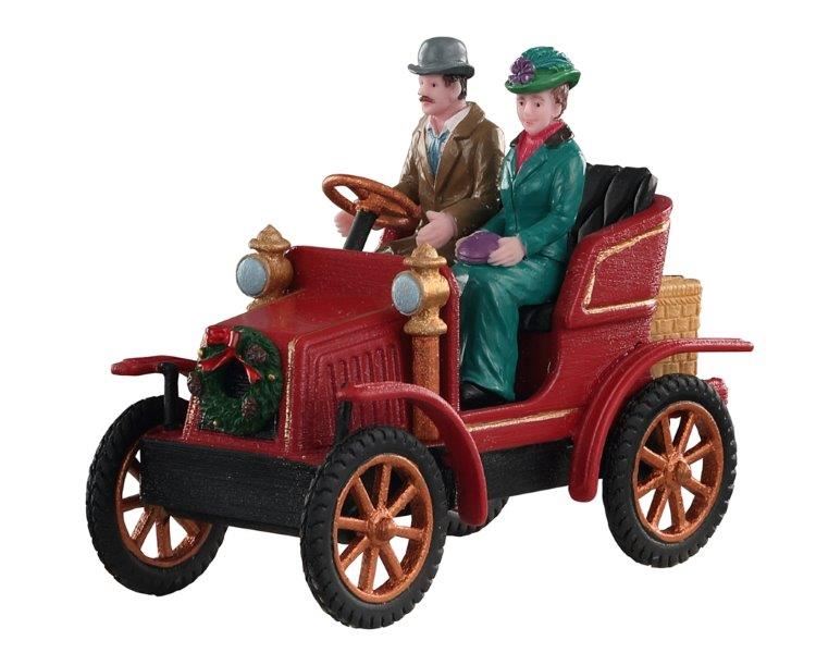 Lemax -'First Car In Town'- Figuur afbeelding