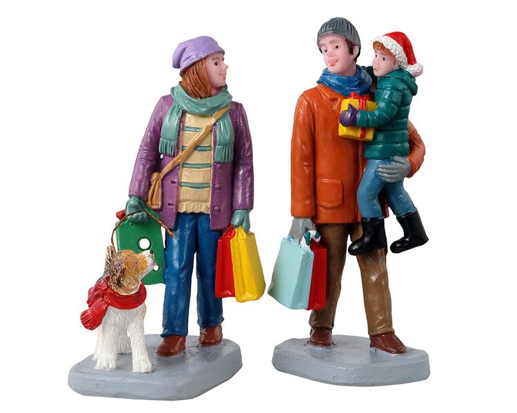 Lemax - 'Holiday Shoppers' - Figuur
