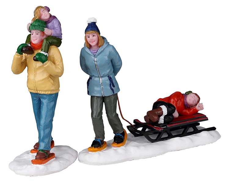 Lemax - 'Long Day Snowshoeing' - Figuur
