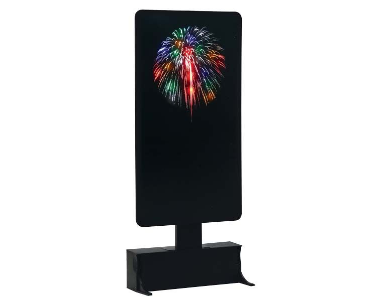 Lemax - 'Multi-Color Fireworks' - Verlicht accessoire met animatie - Exclusief adapter (werkt ook op batterijen)