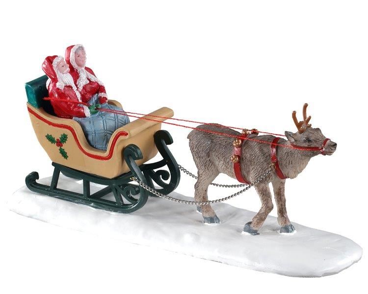 Lemax -'North Pole Sleigh Ride'- Figuur afbeelding