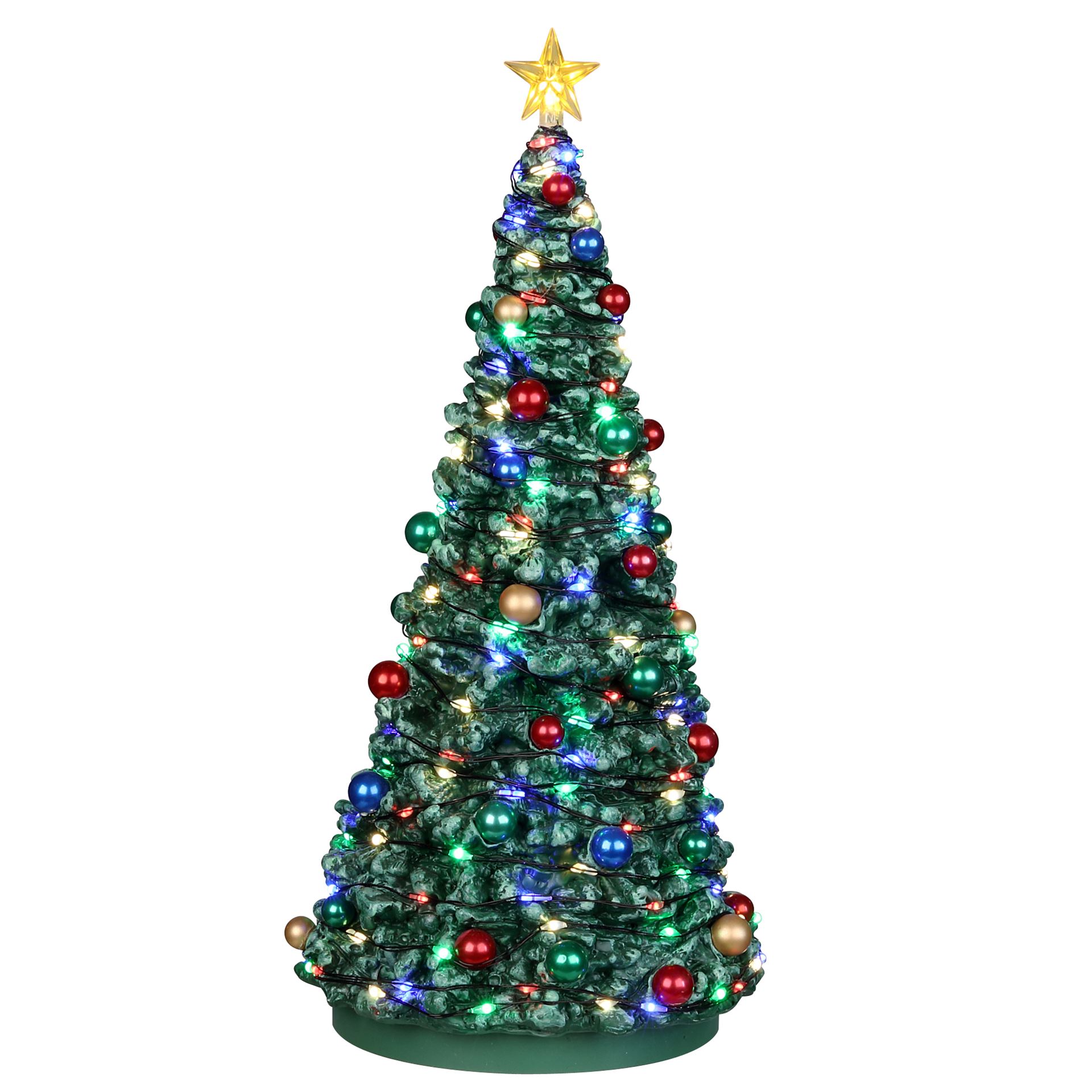 Lemax -'Outdoor Holiday Tree'- Verlichte boom - Exclusief adapter (werkt ook op batterijen) afbeelding