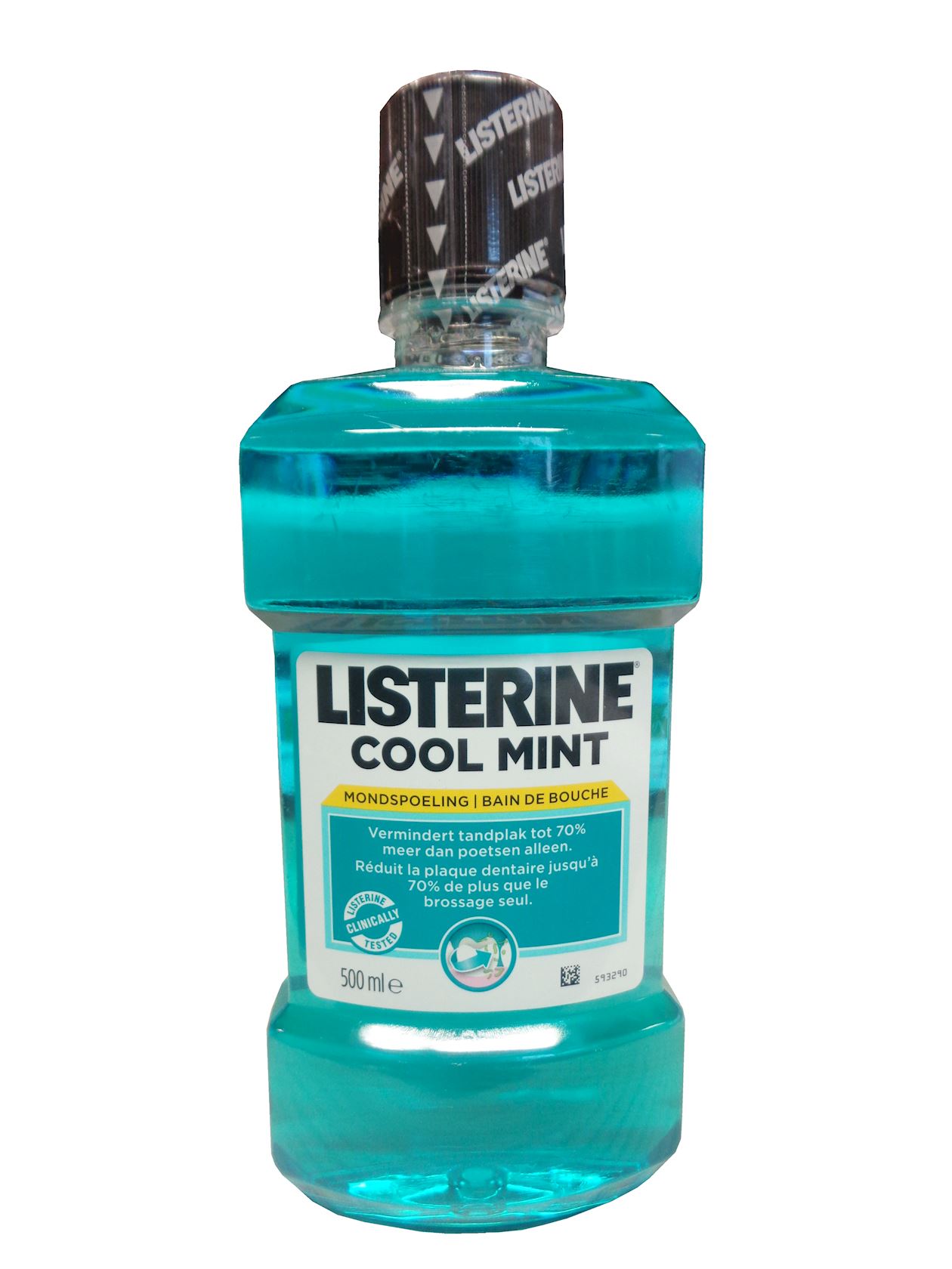 Listerine Coolmint Mondwater– 500 ml – Frisse adem – Dagelijks gebruik afbeelding
