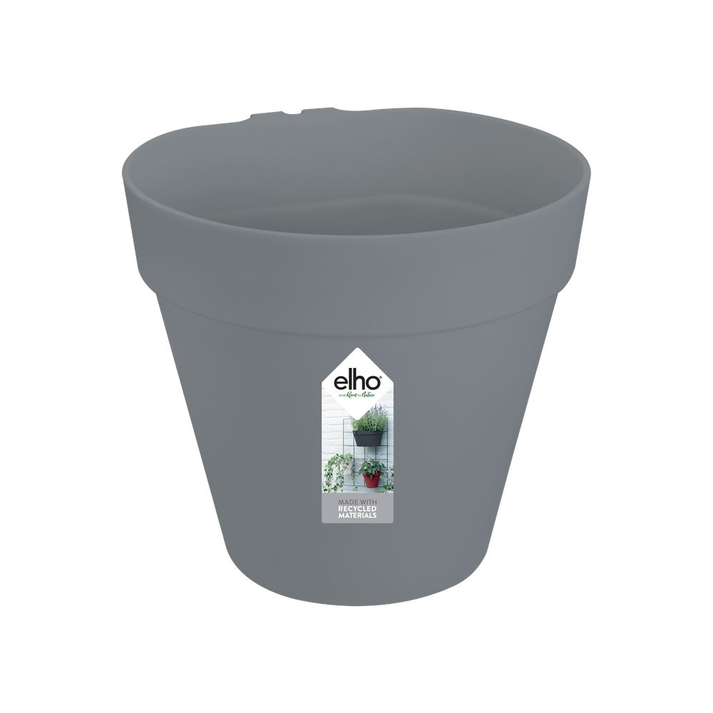 elho Loft Urban Green Wall Single 15 - Antraciet (Zwart) -Ø 15 x H 14 cm - Ideaal voor buiten - 100% gerecycled afbeelding