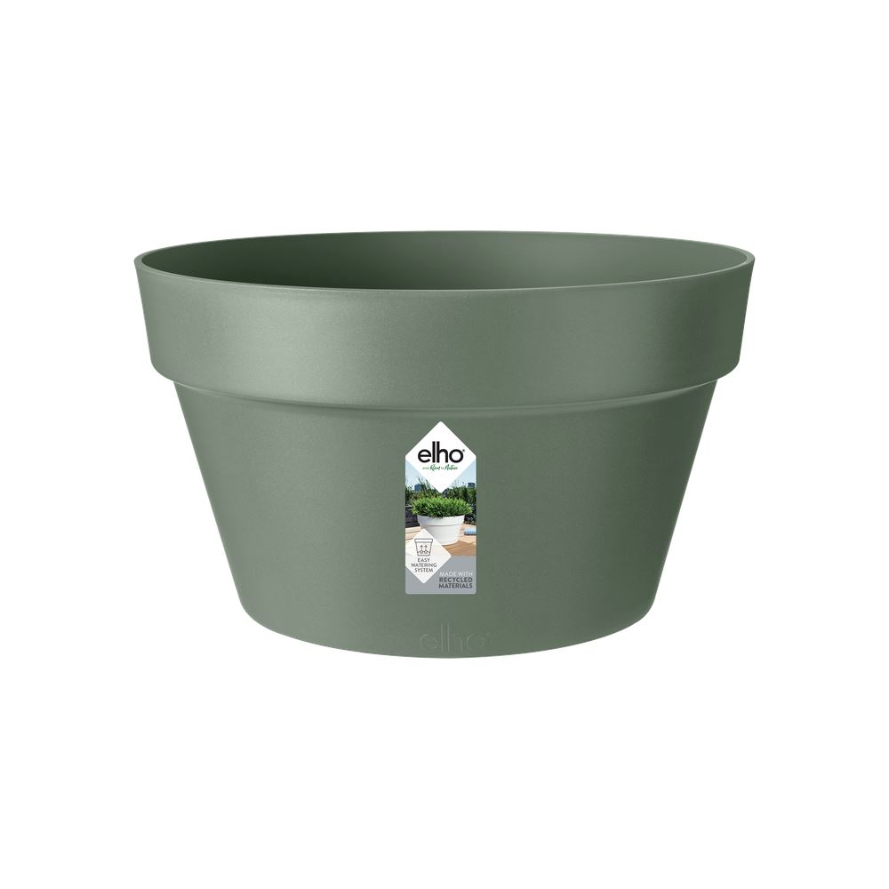 elho Loft Urban Schaal 35 - Pistachegroen (Groen) -Ø 35 x H 20 cm - Ideaal voor buiten - 100% gerecycled afbeelding