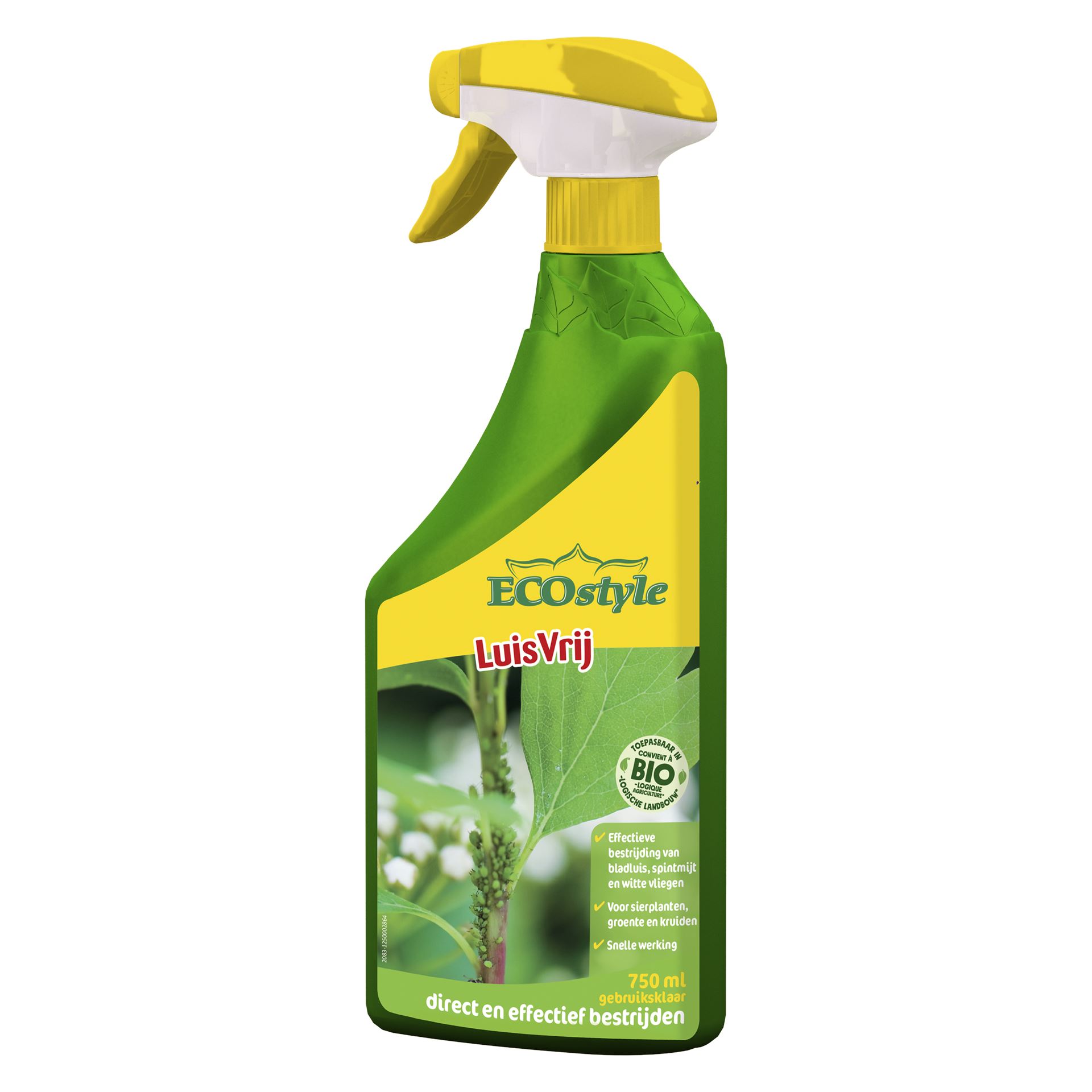 Ecostyle LuisVrij gebruiksklaar 750 ml - tegen luizen op sierplanten, groenten en fruit afbeelding