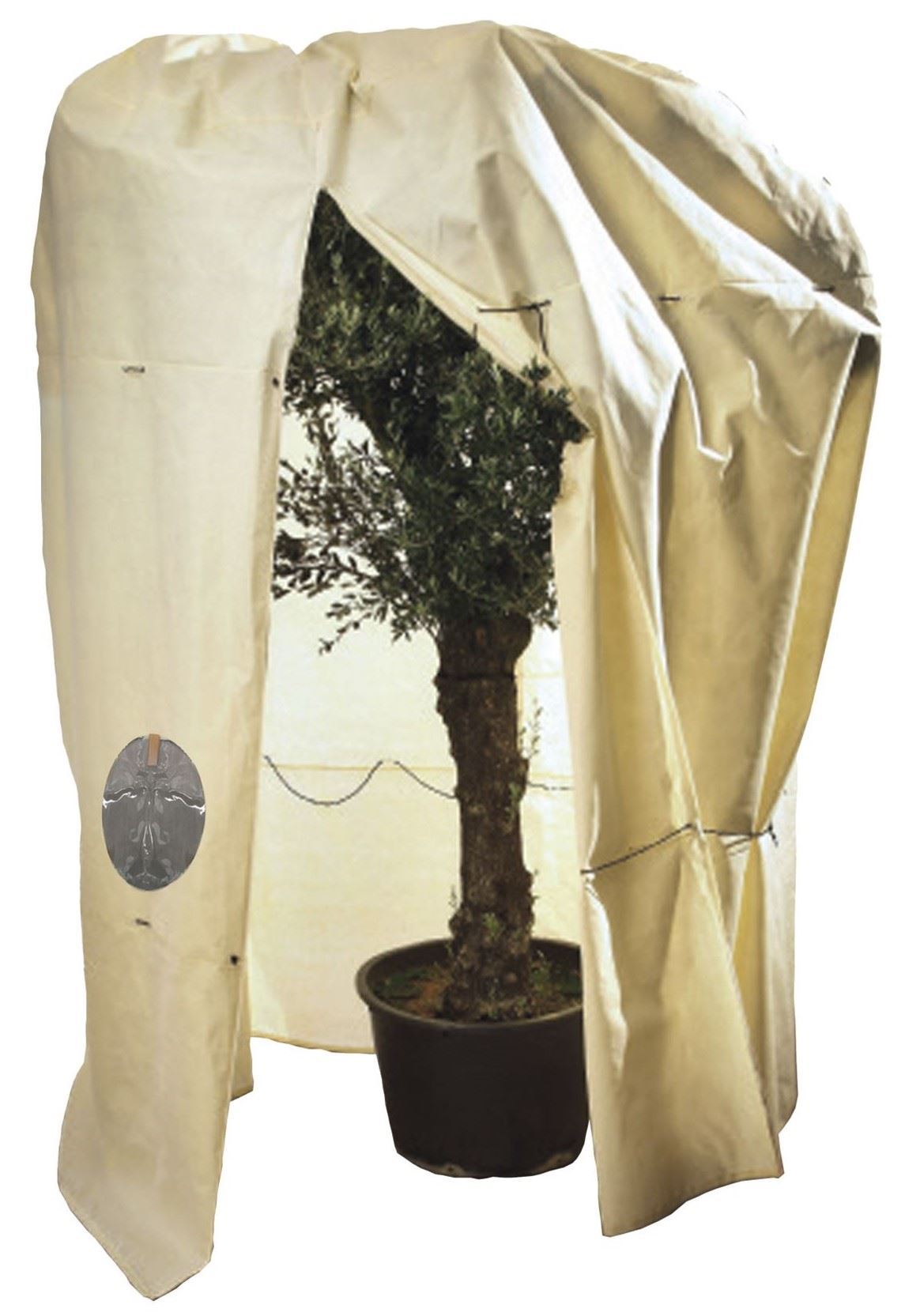 BioGreen Plantenhoes XXL"Mammoet"met kijkvenster - H360 x B250 cm - voor planten totØ 160 cm afbeelding