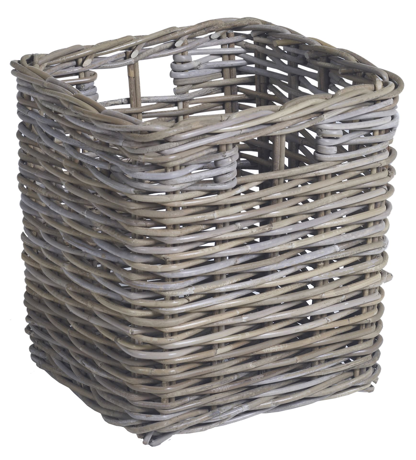 Practo Home mand rotan vierkant Rotan - Haardaccessoires - 37x37x40cm - klein afbeelding
